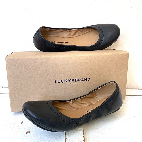 Lucky Brand Erin Black Ballet Flats - Picture 2 of 8